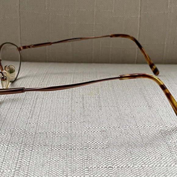 Vintage Liz Claiborne Eyeglasses Bronze Tone Glasses Frame 48[]20 LC-161 TPE - Picture 6 of 12